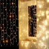 Luces De Navidad>DecoWoerner Sistema De Cortina De Luz Profesional Intermitente LED IP67 200 X 150 Cm
