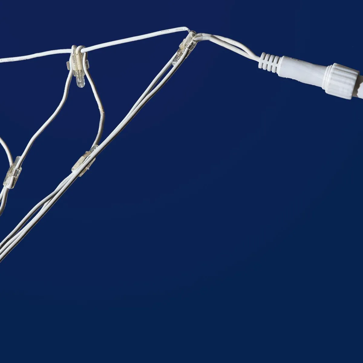 Luces De Navidad>DecoWoerner Sistema De Red De Luces Para Exteriores, Luz LED Blanca, Cable , 250 X 120 Cm blanco