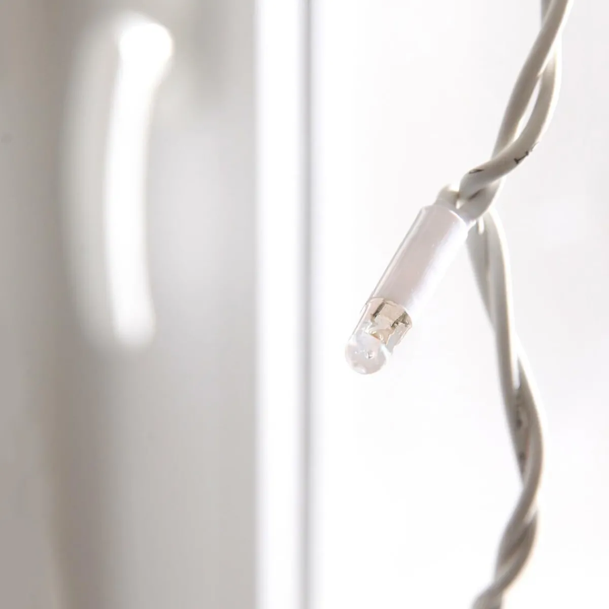 Luces De Navidad>DecoWoerner Sistema Profesional De Cortina De Luz LED IP67, 300 Cm Sin Cable De Alimentación, blanco