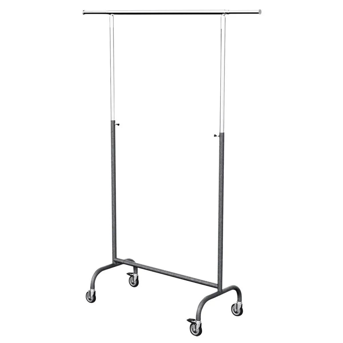 Percheros>DecoWoerner Soporte De Rodillo "Sólido" Antracita, 100 Cm De Ancho Gris