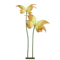 Decoración De Animales|Decoración Temática>DecoWoerner Soporte Decorativo Para Mariposas De Papel 150 Cm, amarillo