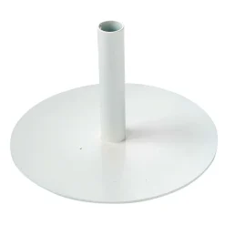 Decoración Natural|Macetas Y Artículos De Decoración>DecoWoerner Soporte Metálico 1 Recipiente, 15 Cm De Altura, Blanco plata