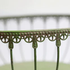 Expositores Para Tiendas|Macetas Y Artículos De Decoración>DecoWoerner Soporte Metálico "Vintage" De 71 Cm De Altura verde