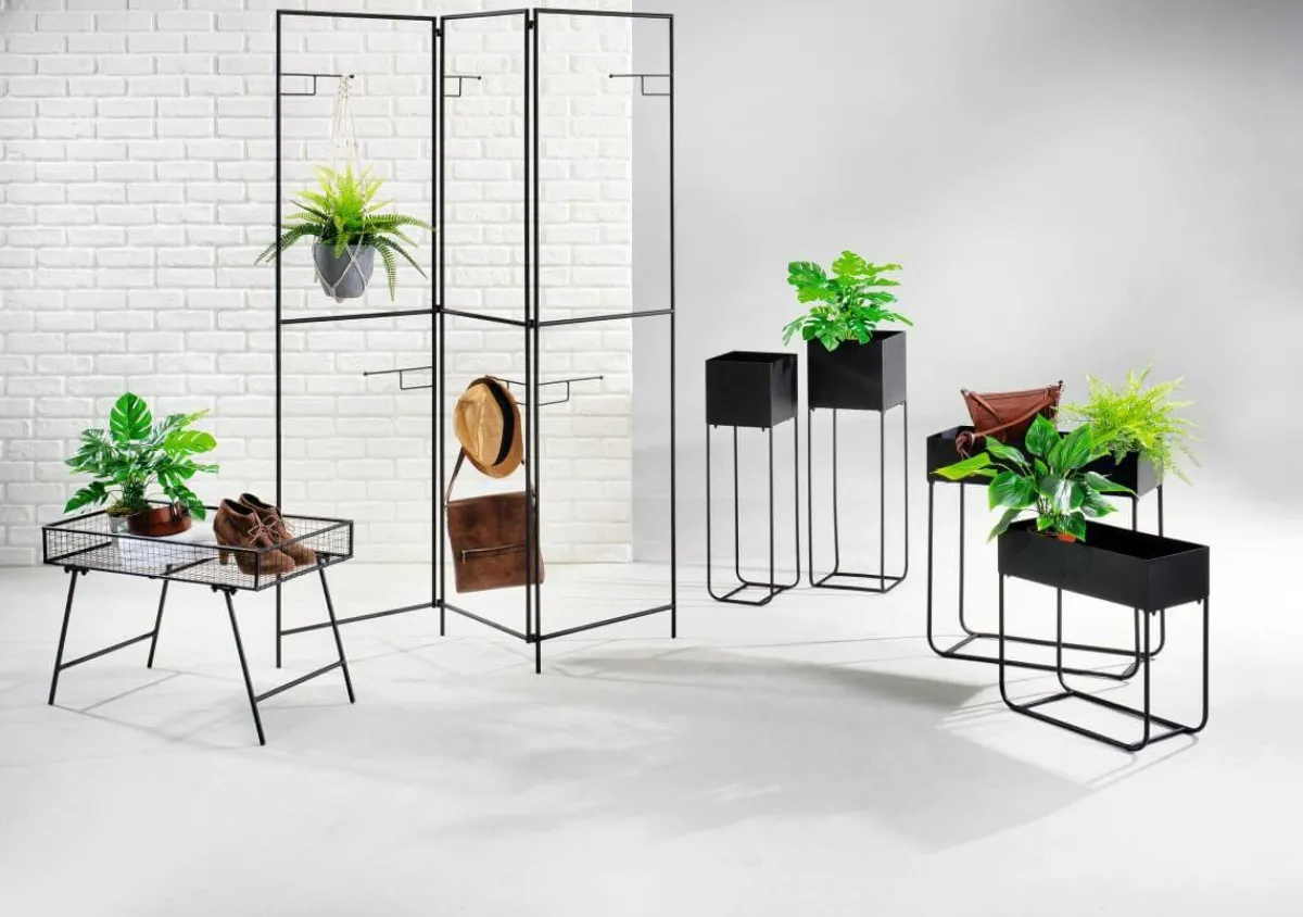 Expositores Para Tiendas>DecoWoerner Soporte Para Cestas De Metal negro