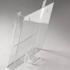 Expositores Para Tiendas>DecoWoerner Soporte Para Folletos Flexi DIN A5 transparente