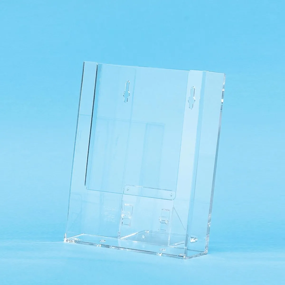 Expositores Para Tiendas>DecoWoerner Soporte Para Folletos Flexi DIN A5 transparente