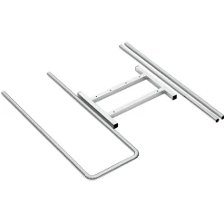 Perchas>DecoWoerner Soporte Para Percheros De Doble Cara, 82 Cm De Altura plata