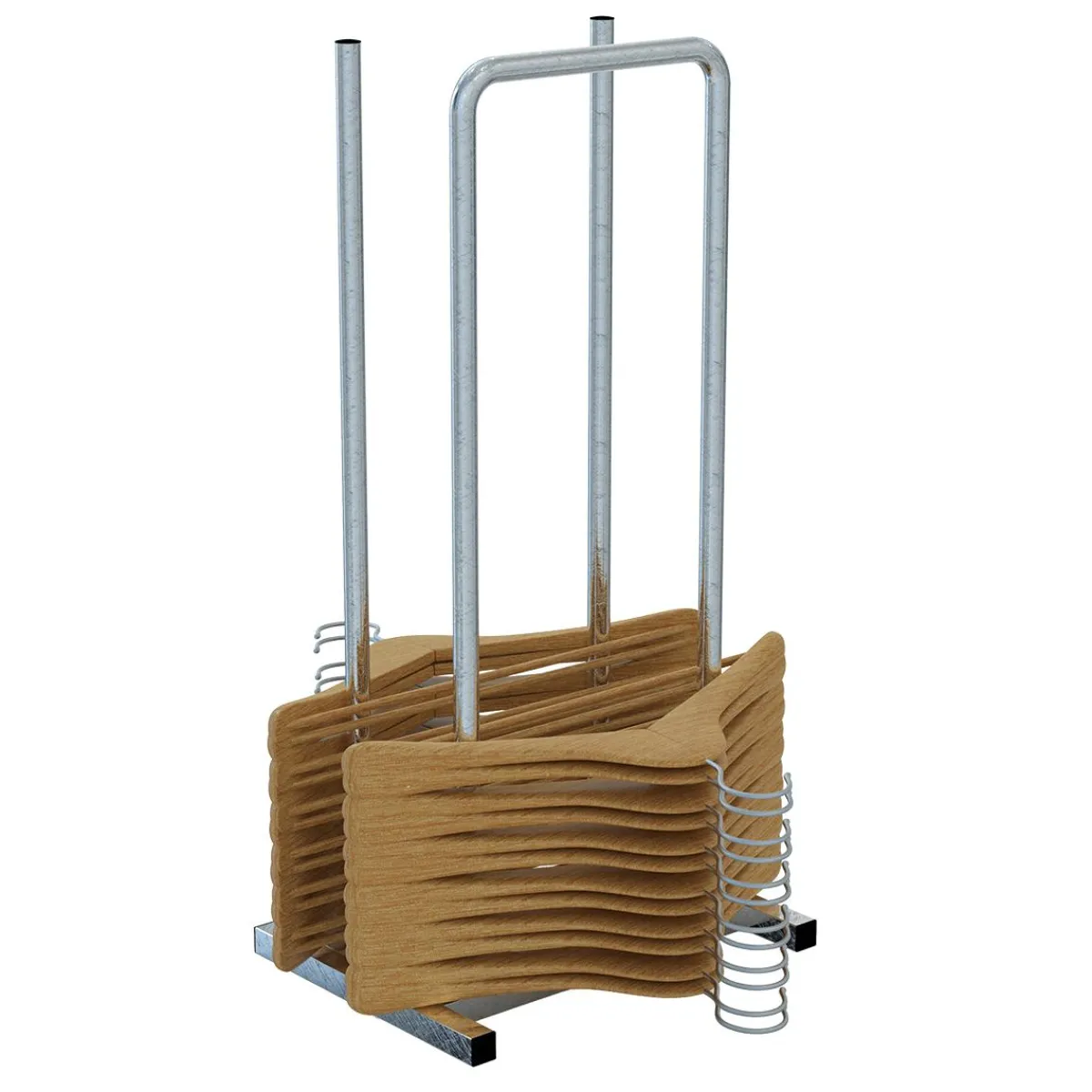 Perchas>DecoWoerner Soporte Para Percheros De Doble Cara, 82 Cm De Altura plata