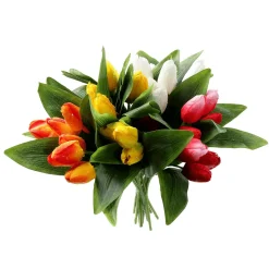 Decoración De Primavera|Ramos Y Coronas De Flores>DecoWoerner Surtido De Ramo De Tulipanes Artificial multicolor