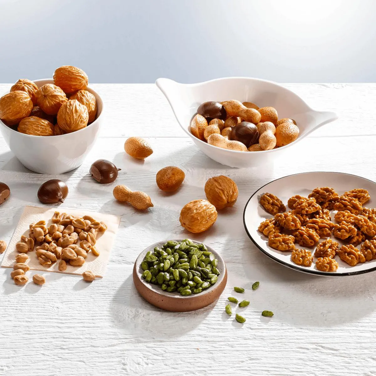 Frutas>DecoWoerner Surtido Mixto De Frutos Secos - Bolsa De 200 G De Chucherías marrón