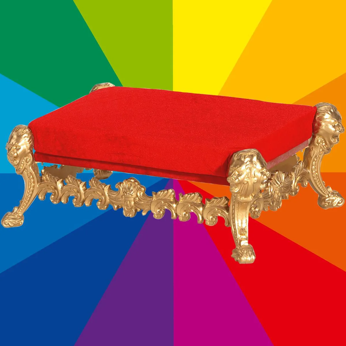 Decoración Navideña Xxl>DecoWoerner Taburete, Longitud: 85 Cm