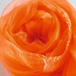 Telas>DecoWoerner Tela De Chifón, Color , 145 Cm naranja