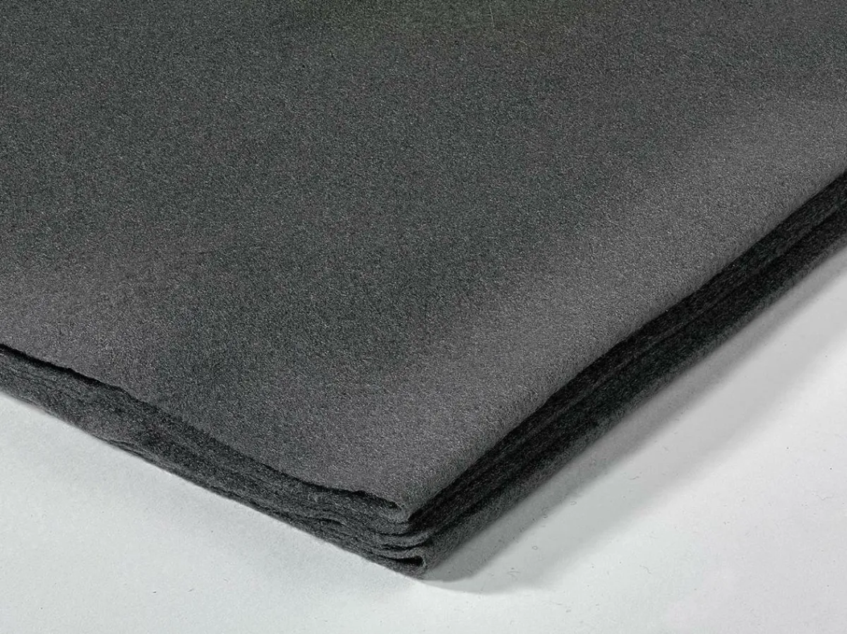 Telas>DecoWoerner Tela De Fieltro, Color Oscuro, 1,5 Mm, 180 Cm Gris