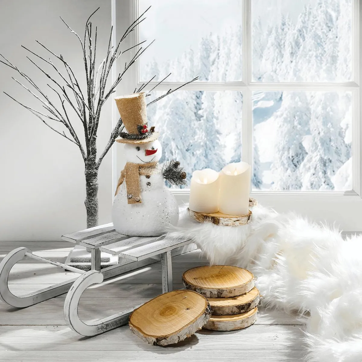 Telas|Decoración Temática>DecoWoerner Tela De Pelillo Suave Pelo Largo, Color , 145 Cm blanco