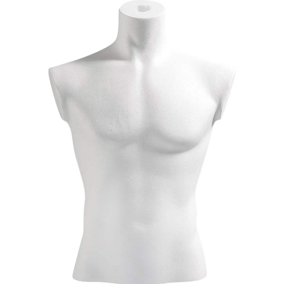 Maniquíes|Ayudas Y Herramientas De Decoración>DecoWoerner Torso Masculino De Corcho 65 Cm blanco