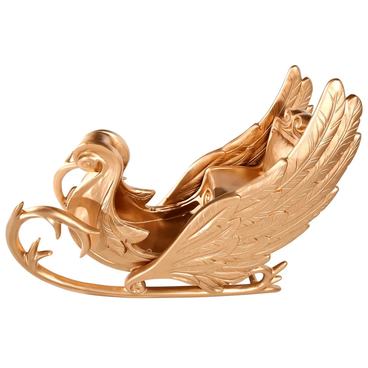 Decoración Navideña Xxl>DecoWoerner Trineo "Phantasia" 180 Cm Largo, oro