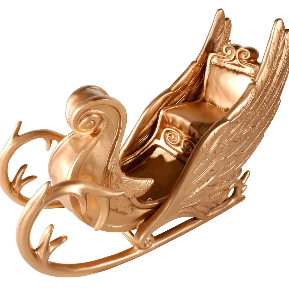Decoración Navideña Xxl>DecoWoerner Trineo "Phantasia" 180 Cm Largo, oro