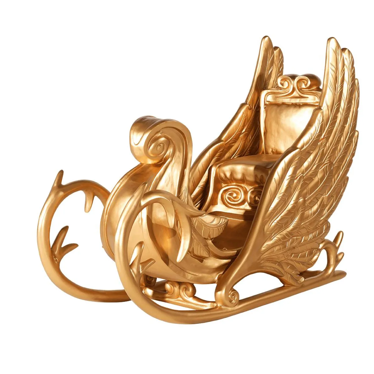 Decoración Navideña Xxl>DecoWoerner Trineo "Phantasia" 180 Cm Largo, oro