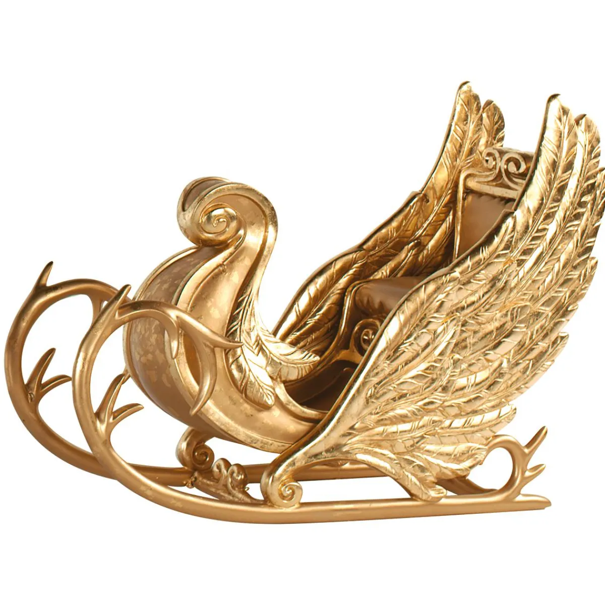 Decoración Navideña Xxl>DecoWoerner Trineo "Phantasia" 180 Cm Largo, oro
