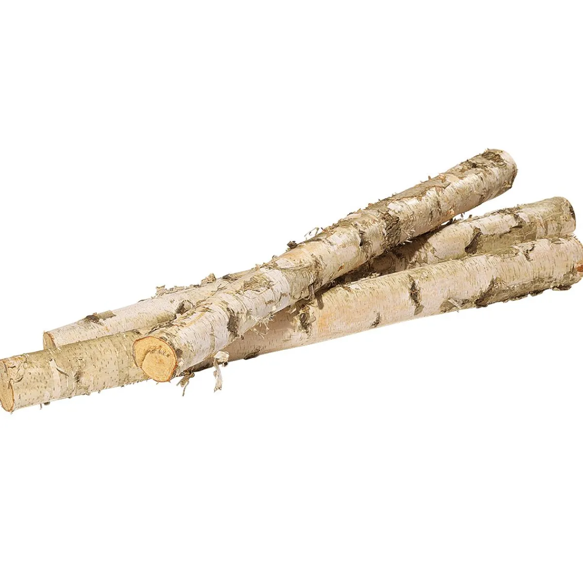 Decoración Natural>DecoWoerner Tronco De Abedul 100 Cm Aprox. 6-10 Cm Ø Beige