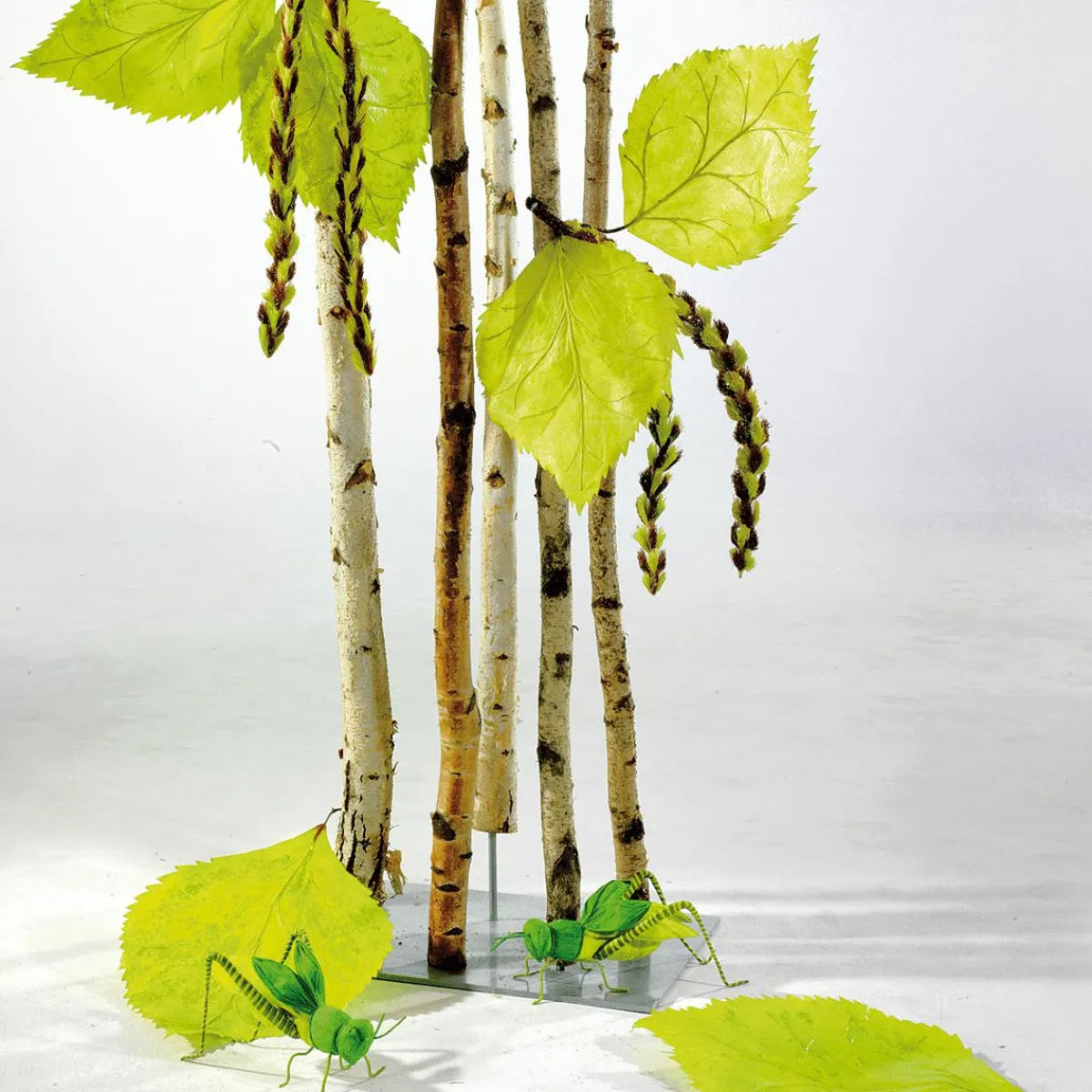 Decoración Natural|Decoración Temática>DecoWoerner Troncos De Abedul Decorativos, 220 Cm