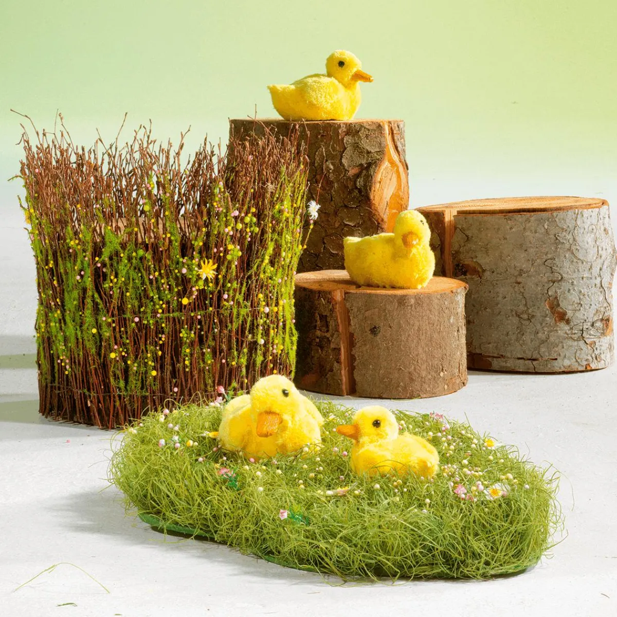 Decoración Natural|Decoración De Otoño>DecoWoerner Troncos De Madera Decorativos, Conjunto De 3 Pz. marrón