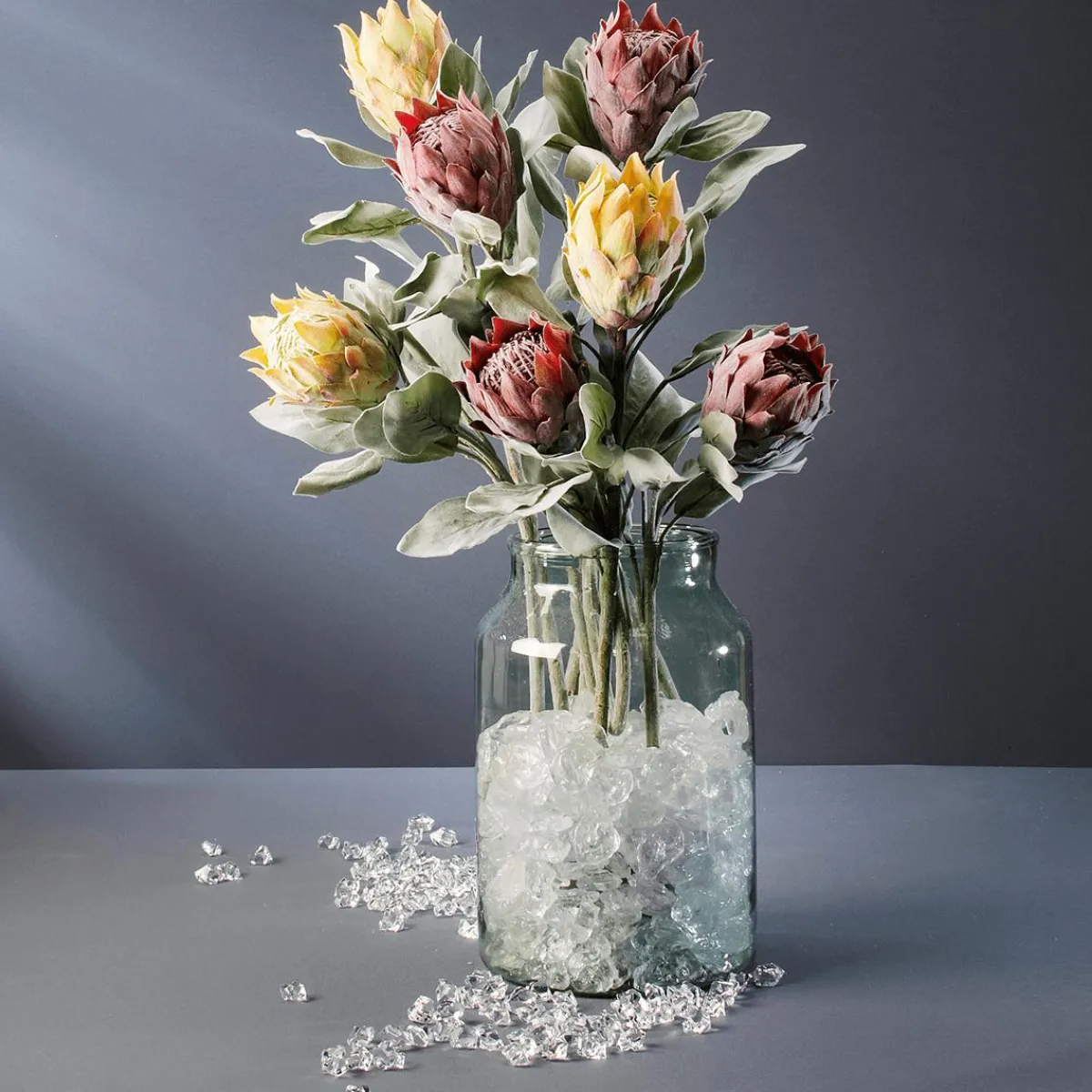 Decoración Dispersa|Decoración De Invierno>DecoWoerner Trozos De Hielo De Plástico Aptos Para Alimentos, 50 Piezas transparente