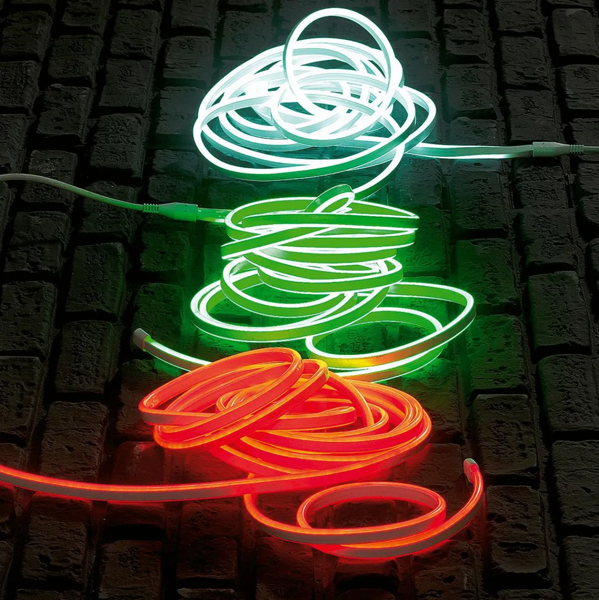 Luz Decorativa>DecoWoerner Tubo De Luz De Neón LED 6 M, rojo
