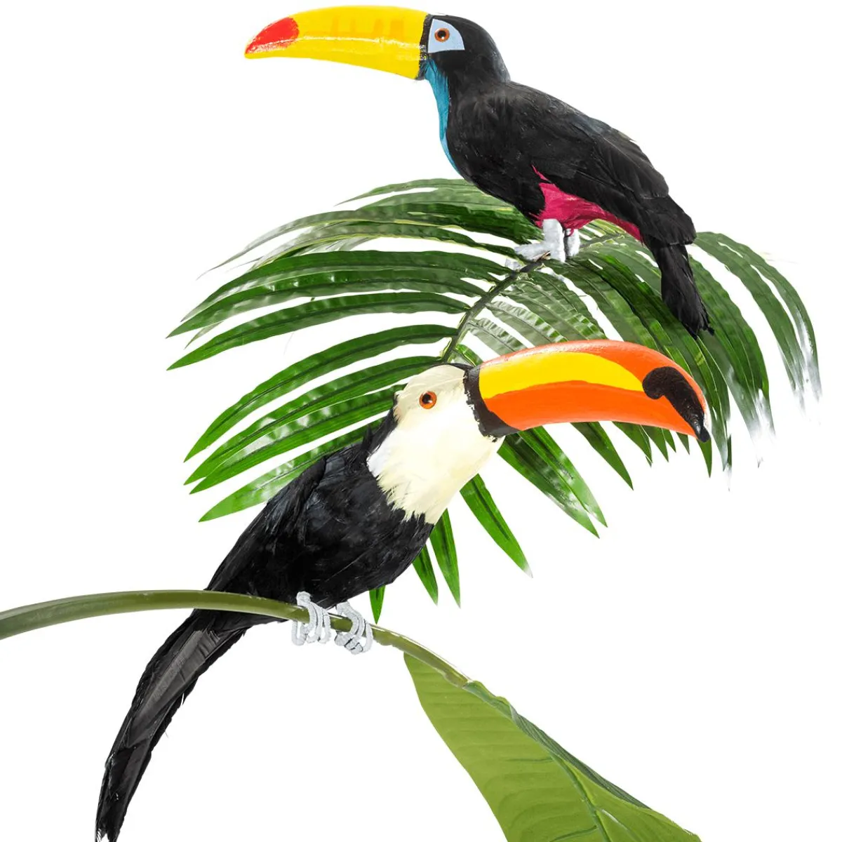 Decoración De Animales|Decoración De Verano>DecoWoerner Tucán Decorativo Longitud 33 Cm multicolor