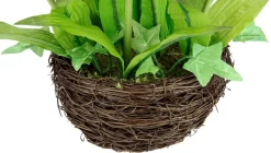 Decoración De Primavera|Flores Artificiales>DecoWoerner Tulipanes Artificiales En Cesta , 25 Cm rosa