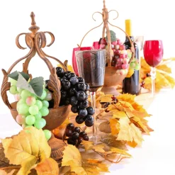 Decoración De Otoño|Frutas>DecoWoerner Uvas Maniquíes es azul