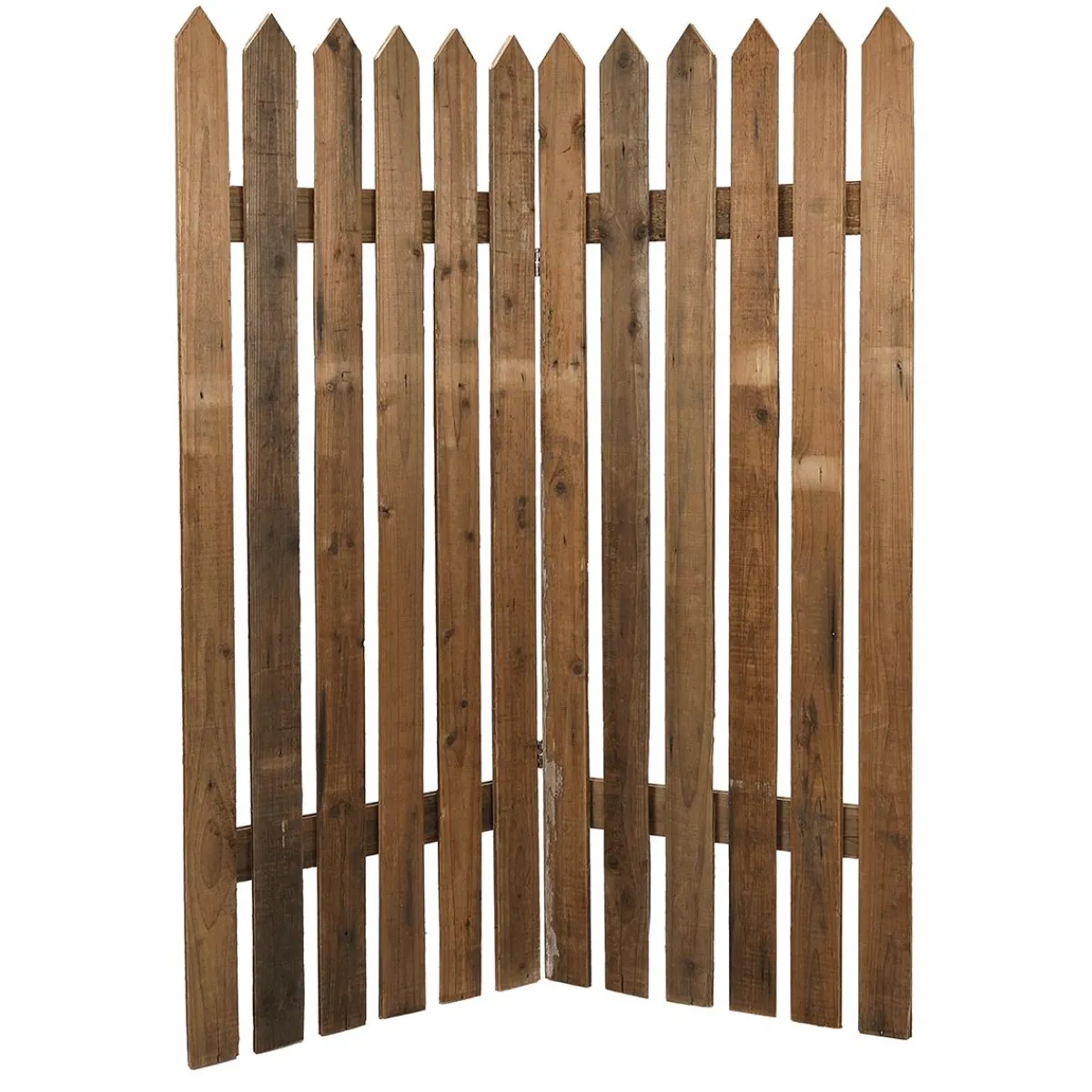 Expositores Para Tiendas|Decoración Natural>DecoWoerner Valla De Piquetes De Madera 120x150 Cm Madera natural