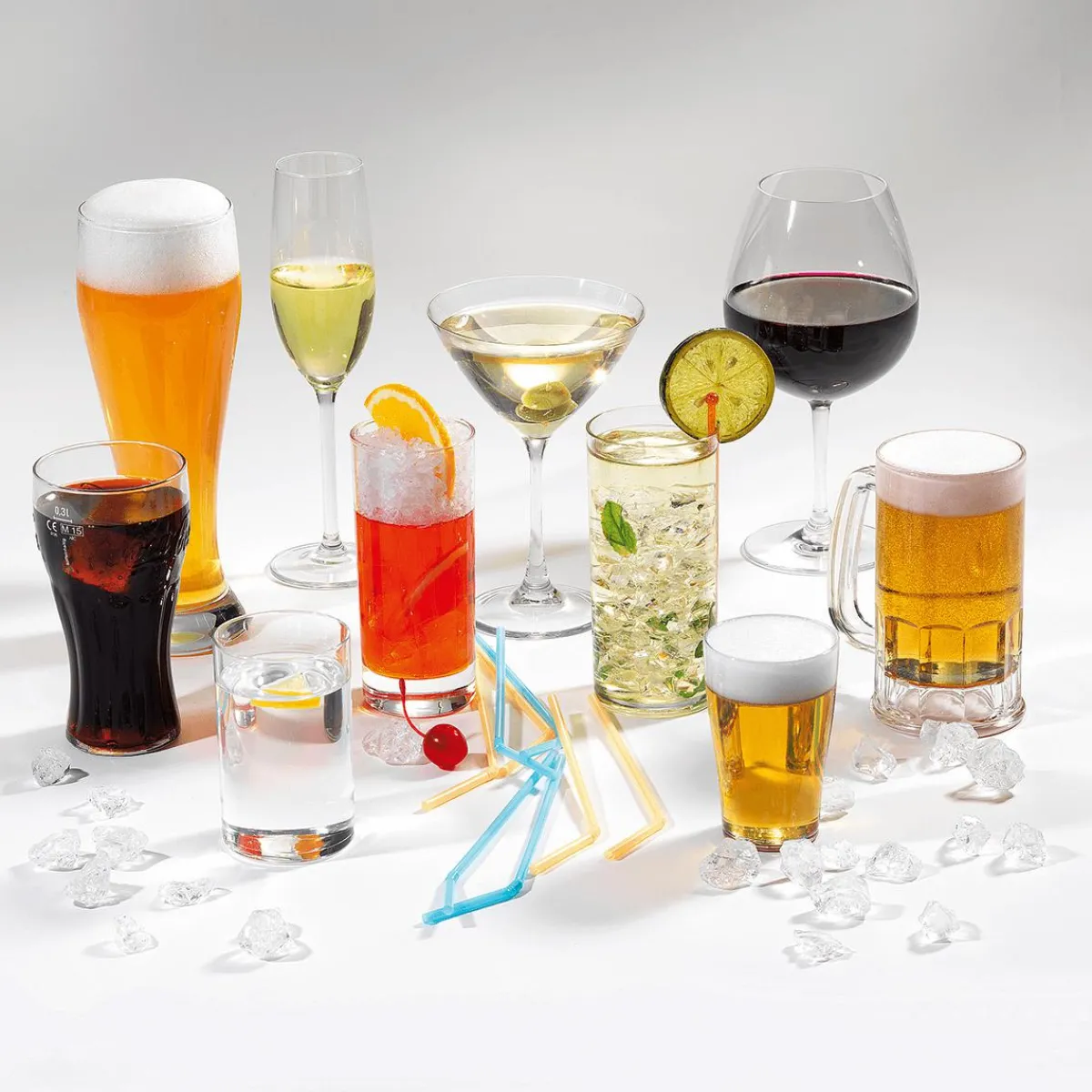 Bebidas>DecoWoerner Vaso De Cristal De Bebidas Alimento De Imitación 10 Cm transparente