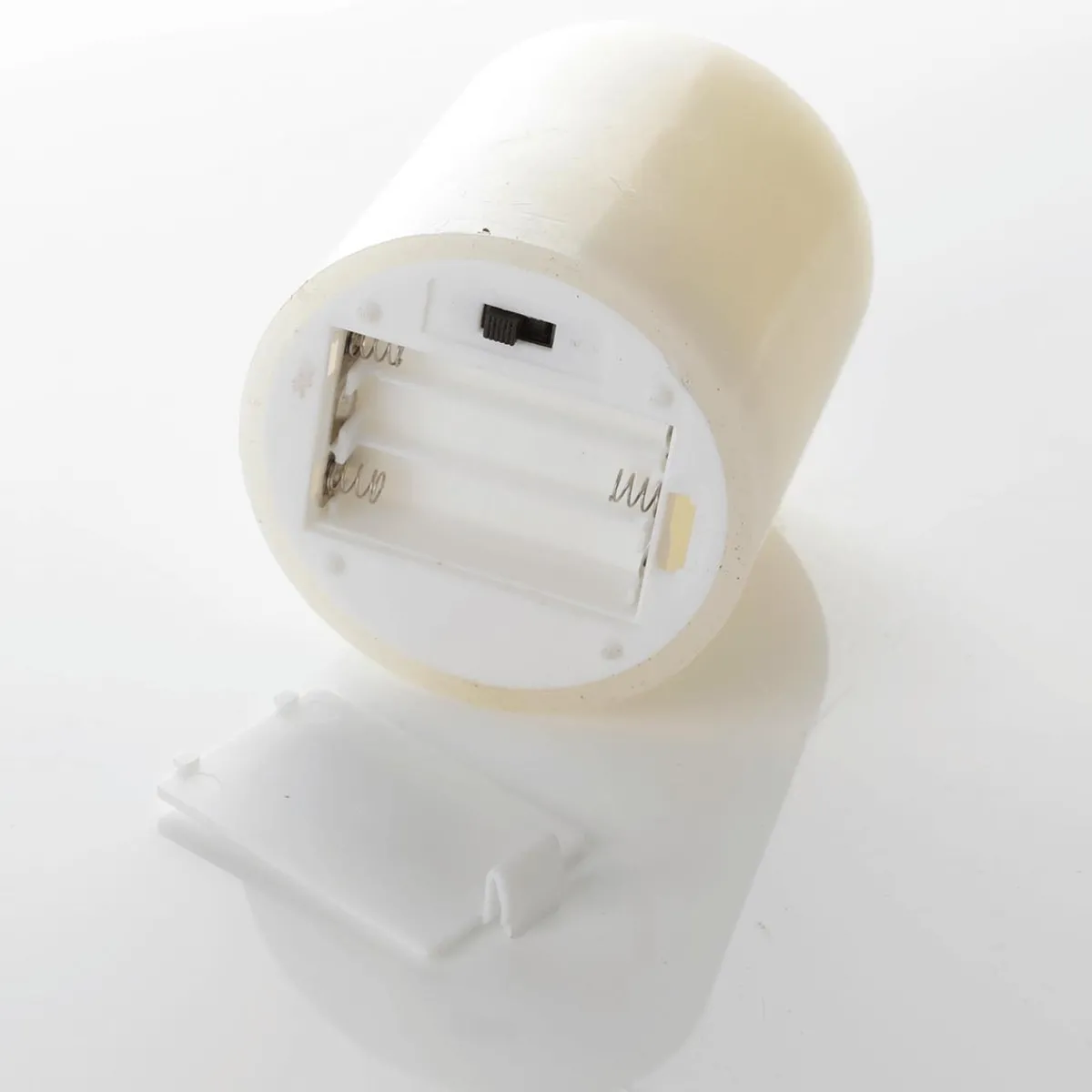 Luz Decorativa|Figuras De Navidad>DecoWoerner Vela De Cera LED 7,5 X 14,5 Cm blanco