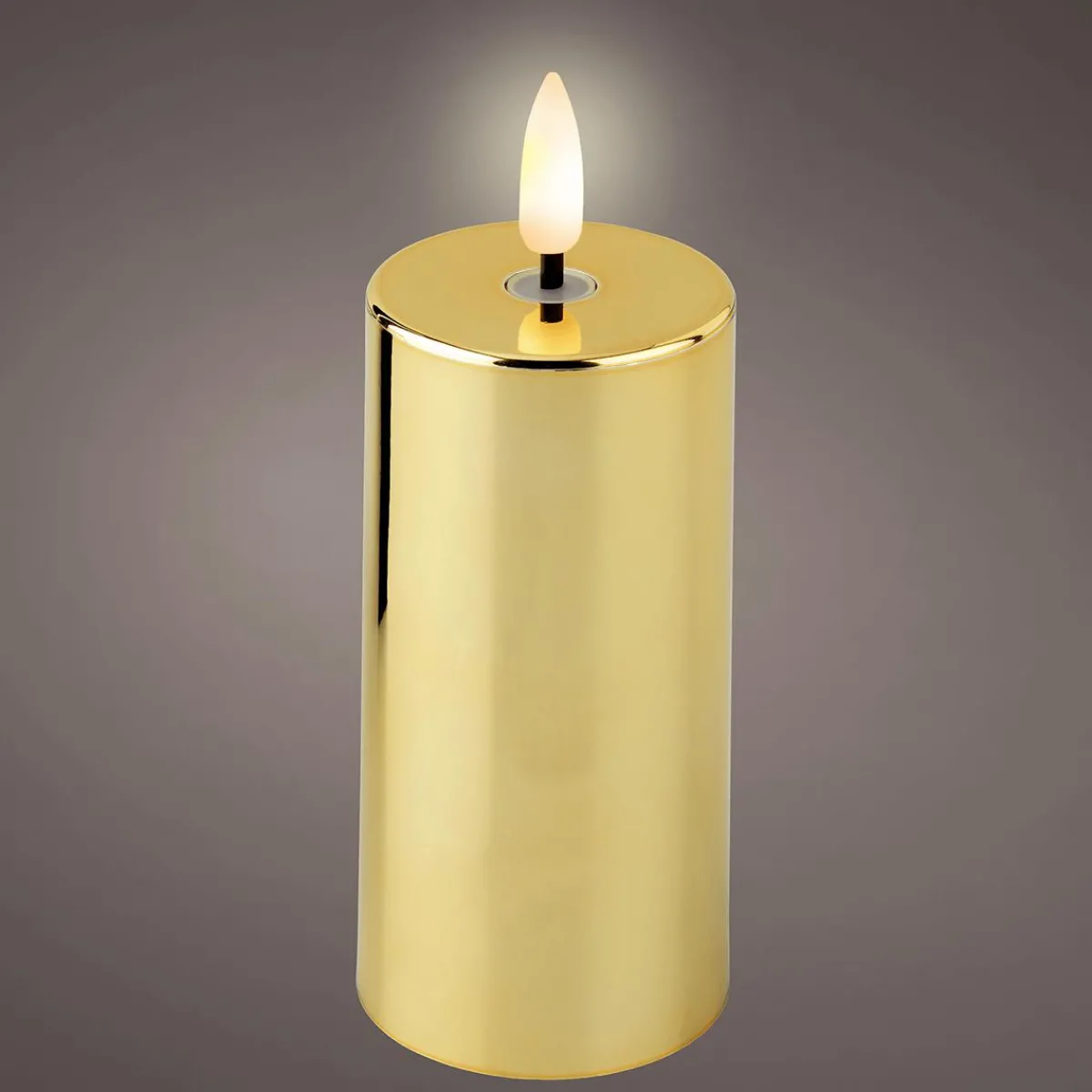 Decoración Temática>DecoWoerner Vela LED Dorada, Funciona Con Pilas oro
