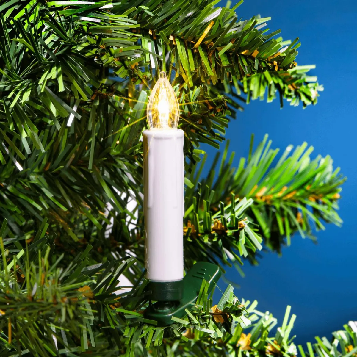 Luz Decorativa|Luces De Navidad>DecoWoerner Velas Decorativas LED Cálido 10 Cm blanco