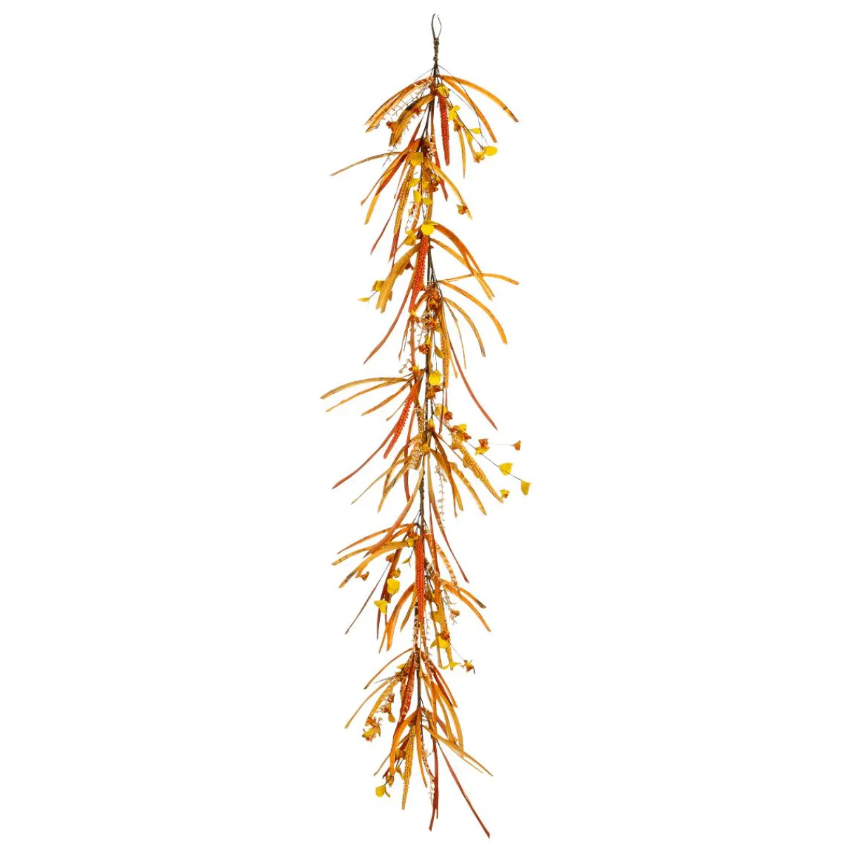 Decoración De Otoño|Guirnaldas Y Vides>DecoWoerner Vid Artificial En Mezcla De Otoño 150 Cm naranja