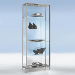Expositores Para Tiendas>DecoWoerner Vitrina De Pie, 186 X 80 X 40 Cm transparente