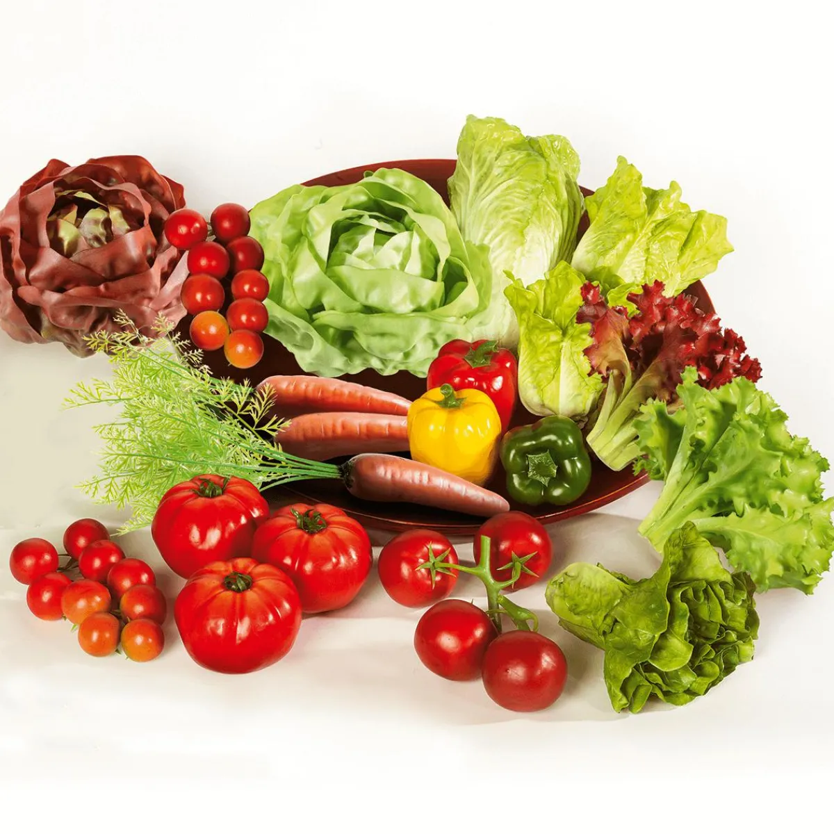 Verduras Y Hierbas>DecoWoerner Zanahorias Con Hojas Verdes Chupete 30 Cm, 3 Piezas naranja