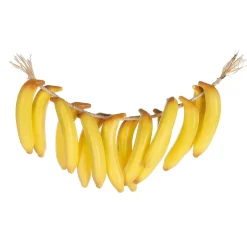 Guirnaldas Y Vides|Frutas>DecoWoerner Zarcillo De Bananos Artificial 60 Cm amarillo