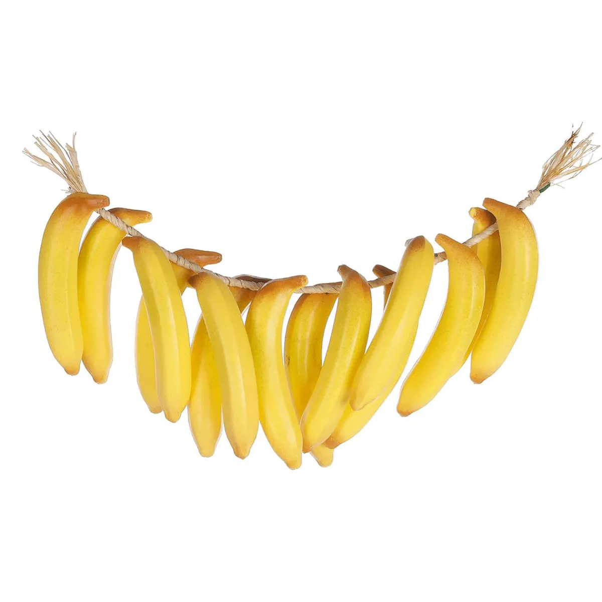Guirnaldas Y Vides|Frutas>DecoWoerner Zarcillo De Bananos Artificial 60 Cm amarillo