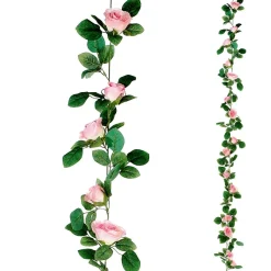 Decoración Temática|Guirnaldas Y Vides>DecoWoerner Zarcillo De s Artificial 180 Cm, Color rosa